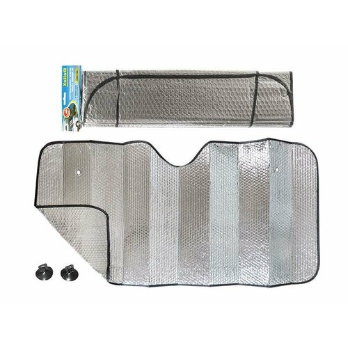 SD002 DOLLEX Шторка солнцезащитная на лобовое стекло 130x60см (DOLLEX)