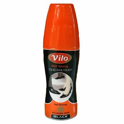 VILO водоотталкивающая жидкая краска для обуви 80мл black