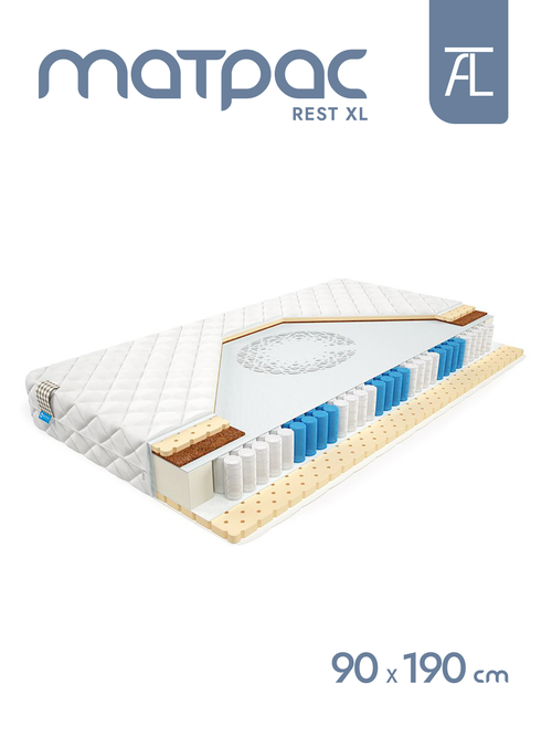 Матрас REST XL BioCrystal Mr.Mattress, 90х190 см