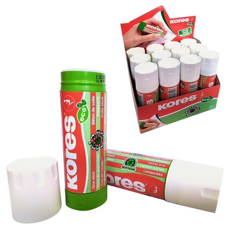 Клей-карандаш Kores 40 г, Glue-eco