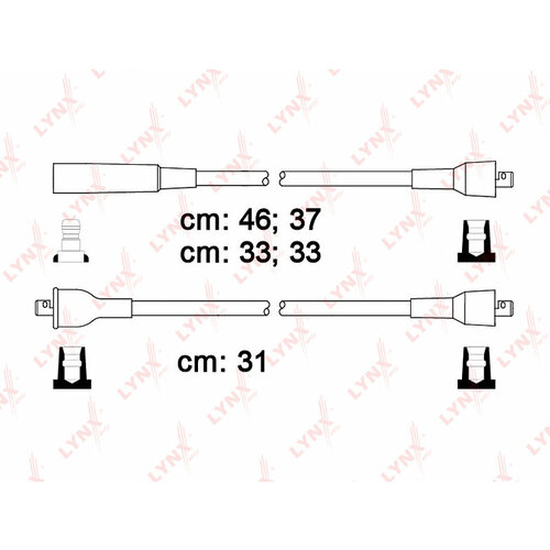 Провода высоковольтные подходит для GAZ/UAZ (дв.402) SPE8101 lynx 1шт
