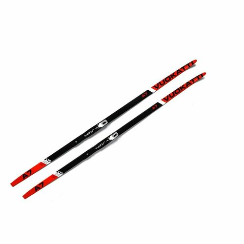Беговые лыжи VUOKATTI 170 см с креплением NNN Step-in (Step) Black Red без палок