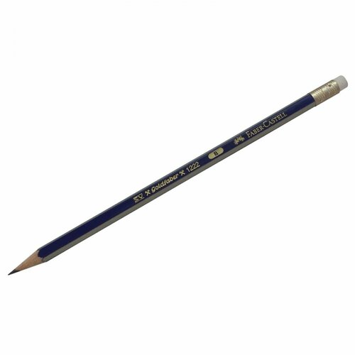 Заточенный чернографитный карандаш Faber-Castell Goldfaber 1222 faber castell набор чернографитных карандашей goldfaber 1222 hb с ластиком 12 шт 116800 12 шт