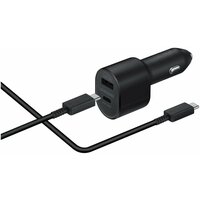 Samsung Автомобильное зарядное устройство EP-L5300X USB + USB Type-C, 15Вт/45Вт (black)