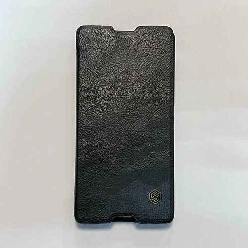 Чехол-книжка для телефона Sony Xperia M5 E5603, чёрного цвета, Nillkin Qin Case