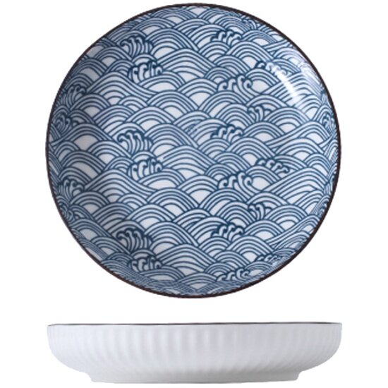 Тарелка Zdk Kitchen Japanese Collection голубой 17,5см (371593)