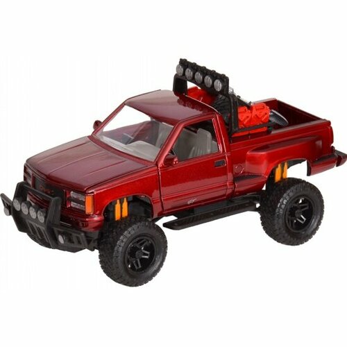 Машина металлическая Motormax 79136 Off-Road Truck -1992 GMT Sierra GT Pickup 1:24 модель машины off road truck 1979 ford f 150 custom pickup 1 24 79138