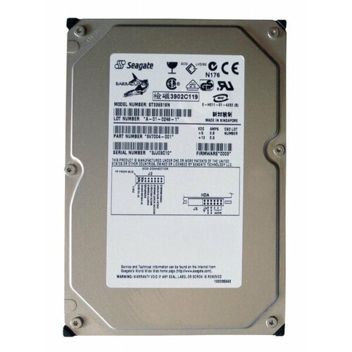 Жесткий диск Seagate ST336918N 369Gb 7200 U20SCSI 35 HDD 12555500₽