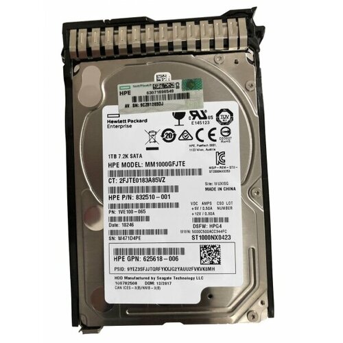 Жесткий диск HP 752672-001 1Tb SATAIII 2,5 HDD жесткий диск hp 647464 001 250gb sataiii 3 5 hdd