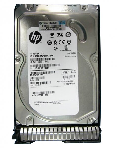 Жесткий диск HP MB1000GCEHH 1Tb 7200 SATAIII 3.5" HDD