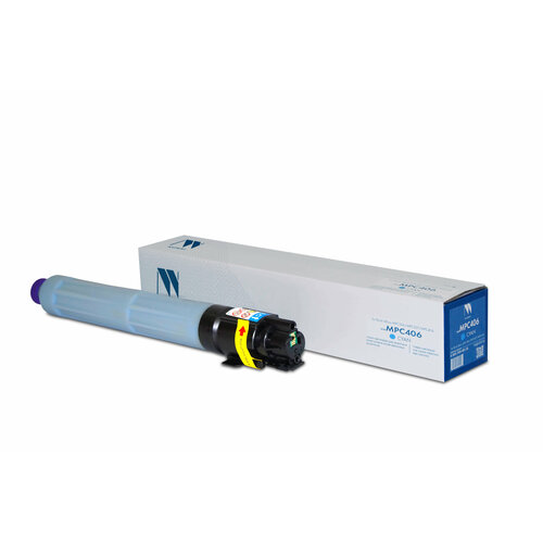 Лазерный картридж NV Print NV-MPC406C для для Ricoh Aficio-MPC306, MPC307, MPC406 (совместимый, голубой, 6000 стр.) картридж nvp совместимый nv mpc406 magenta