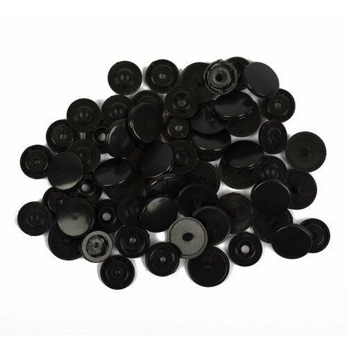 Кнопка Micron POM-12 Кнопки пластиковые пластик d 12 мм 15 шт 002 чёрный 616₽