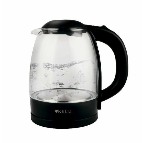 Электрочайник Kelli KL-1386 черный 158400₽
