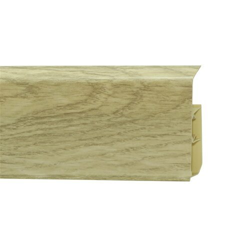 фото Плинтус пластиковый Winart Quadro 80 мм Дуб Супрема 302