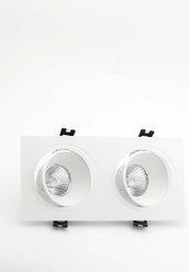 Встраиваемый светильник потолочный Maple Lamp RS-10-02-WHITE, белый, GU10
