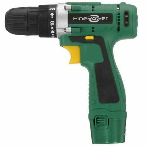 Купить Дрель-шуруповерт FinePower CDR14 - цена: 4497 ₽, характеристики ...