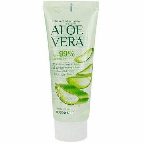 Гель универсальный с алоэ вера FoodAHolic Aloe Vera Soothing Gel 100ml успокаивающий гель для лица с алоэ вера isntree aloe soothing gel moisture type 150 мл