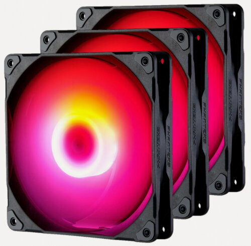 Изображение товара Вентиляторы для корпуса Phanteks M25 DRGB Black 140mm 3шт (PH-F140M25_DRGB_PWM_BK01_3P)