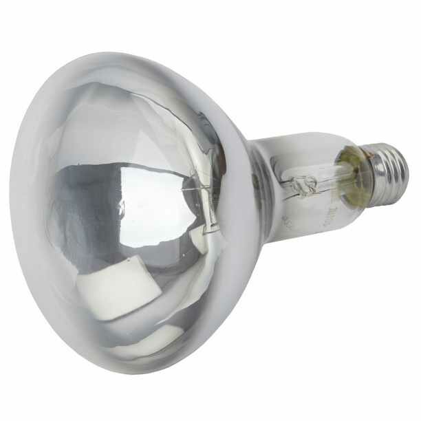 Лампа накаливания икзк 250 Вт E27/R127 теплый свет/инфракрасная