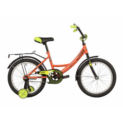 Детский велосипед Novatrack Vector 18 год 2022 цвет Оранжевый 826000₽