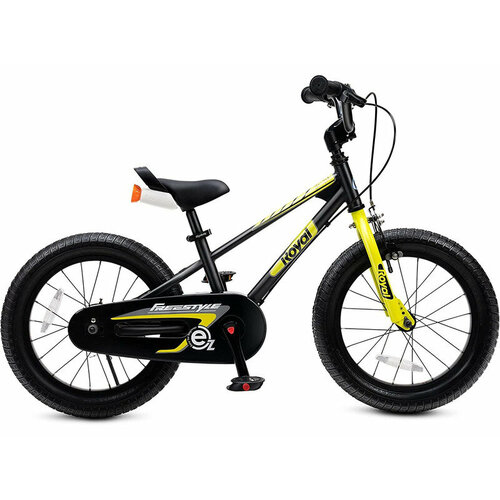 Детский велосипед Royal Baby Freestyle EZ 16, год 2023, цвет Черный