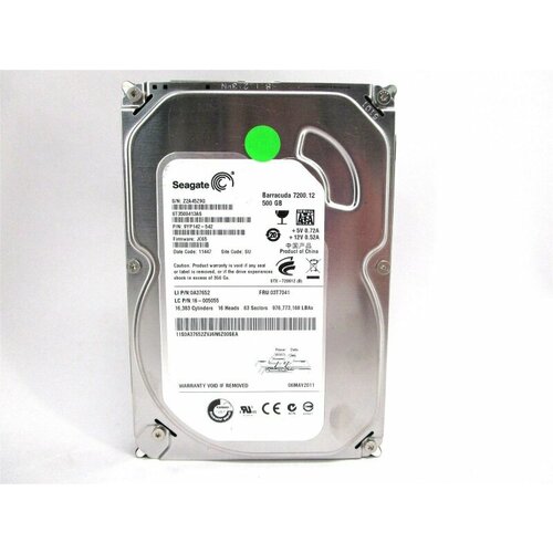 Жесткий диск Seagate 9YP142 500Gb SATAIII 35 HDD 354500₽