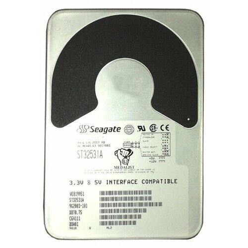 Жесткий диск Seagate ST32531A 25Gb 5400 IDE 35 HDD 2013500₽