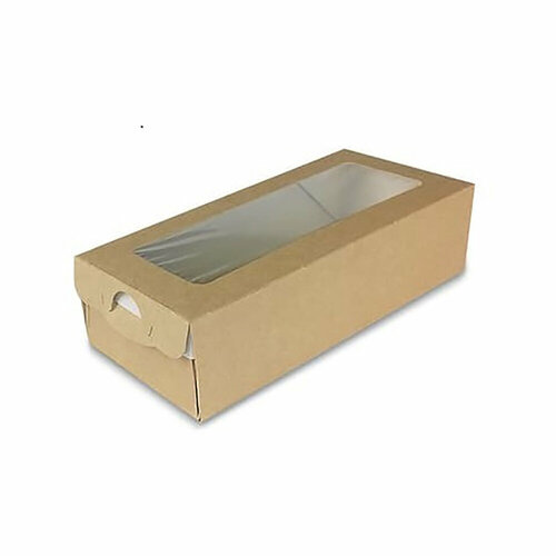 Выдумщики Упаковка ECO CASE 500 17.5 х 7.1 х 4.3 см роскошная белая картонная упаковка для одежды шарфа полотенец складная бумажная подарочная коробка с прозрачным окном