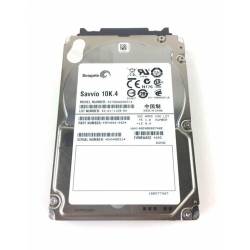Жесткий диск Seagate 9PN004 600Gb 10000 Fibre Channel 25 HDD 6308000₽
