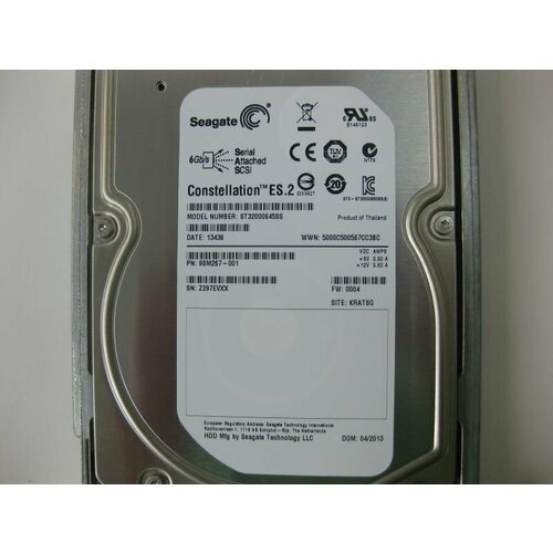 Жесткий диск Seagate 9SM267 2Tb SAS 35 HDD 1583000₽