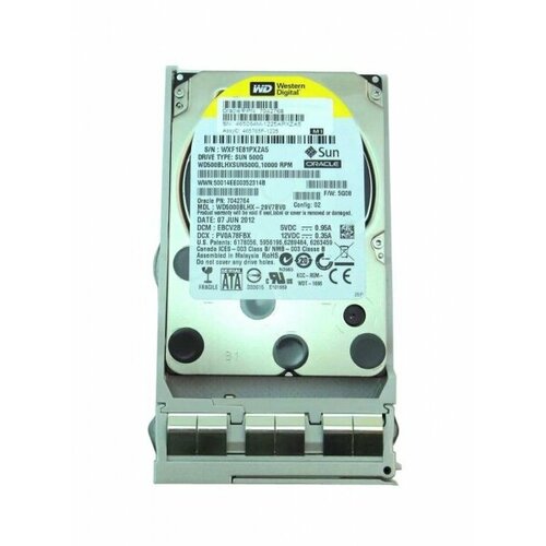 Жесткий диск Oracle WD5000BLHX-29V7BV0 500Gb 10000 SATAIII 25 HDD 7263500₽