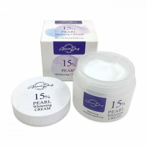Крем для лица Grace Day, с экстрактом жемчуга 15% cream pearl, 50 мл. 655438