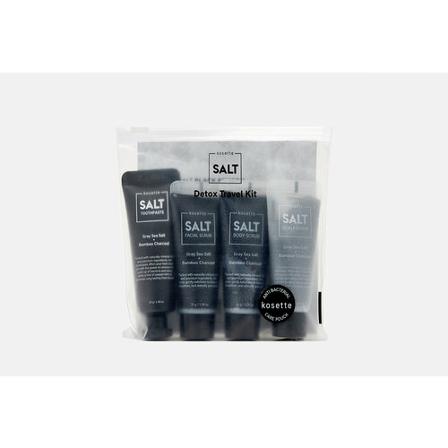 Набор миниатюр Kosette Salt Detox Travel Kit kosette gray sea salt bamboo charcoal toothpaste 3 5 oz 100 g