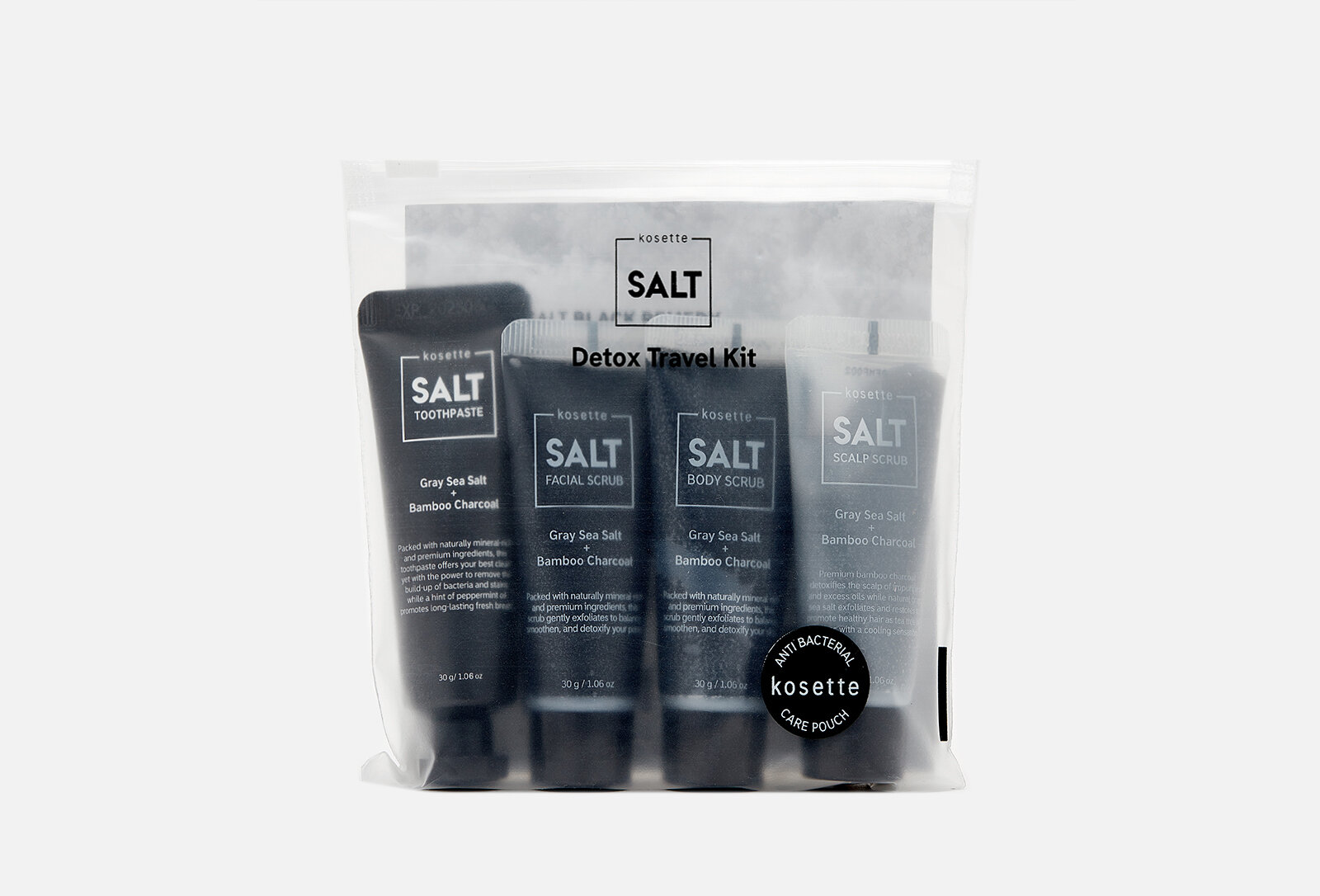 Набор миниатюр Kosette "Salt Detox Travel Kit"