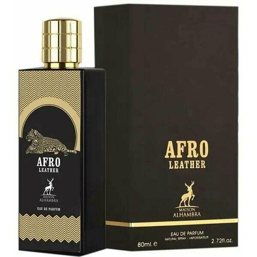 MAISON ALHAMBRA Afro Leather unisex 80 ml edp maison alhambra afro leather unisex 80 ml edp