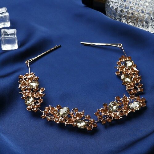 Аксессуар для волос Лаура с невидимками 23 см золото 805₽