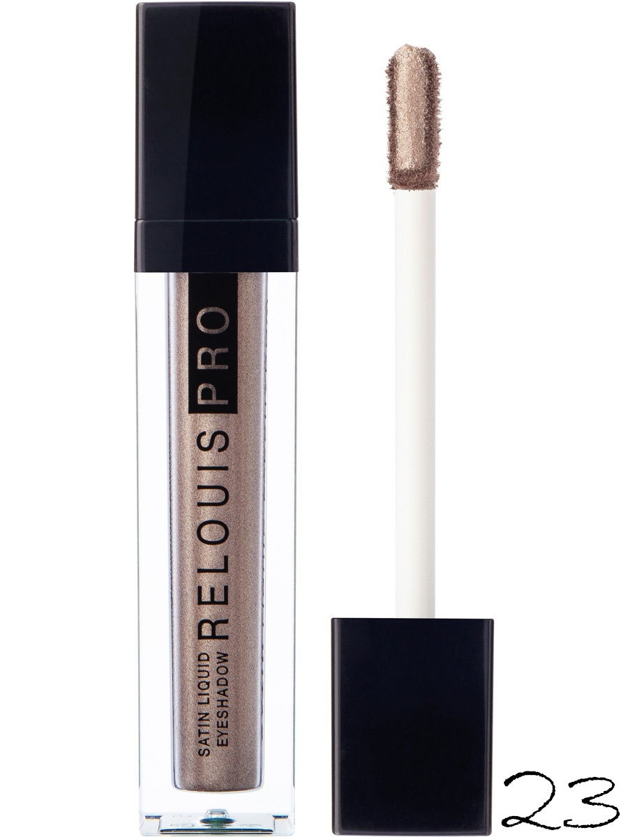 RELOUIS Тени для век жидкие сатиновые Pro Satin Liquid Eyeshadow тон 23