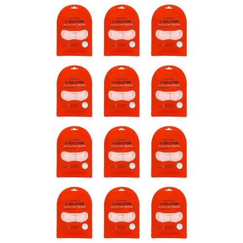 BEAUUGREEN Маска-патч для коррекции овала лица V-Solution Mask Line Patch 17г - 12 штук