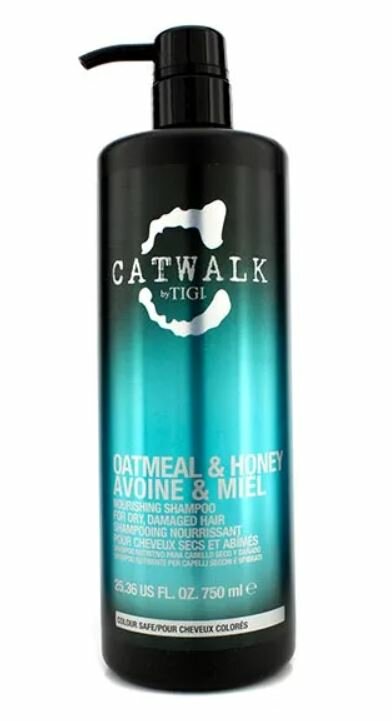 фото TIGI Catwalk Oatmeal & Honey Shampoo - Шампунь для питания сухих и ломких волос 750мл