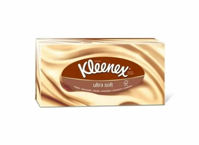 Kleenex Салфетки в коробках Ultrasoft 56 шт