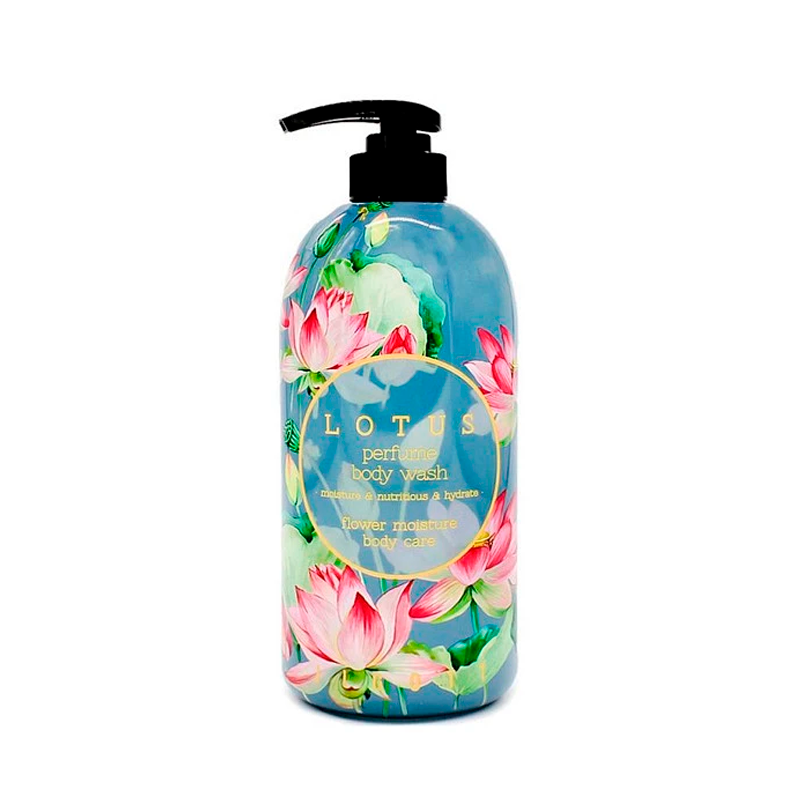 Гель для душа с ароматом лотоса Jigott Lotus Perfume Body Wash 750 мл