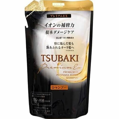 Shiseido tsubaki premium ex шампунь для волос интенсивное восстановление с маслом камелии мягкая упаковка 330 мл 1170₽