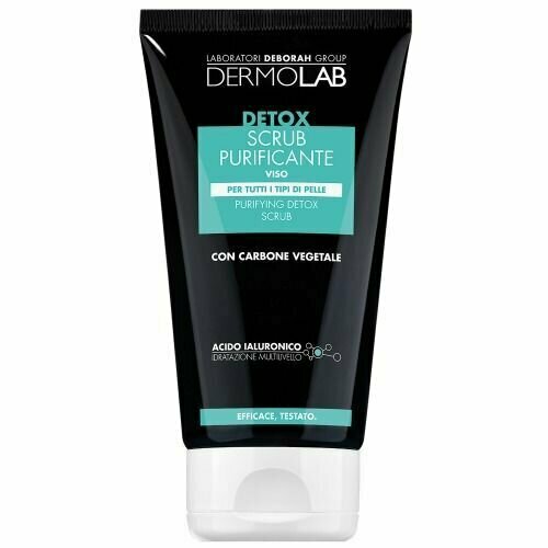 DEBORAH DERMOLAB Скраб для лица очищающий PURIFYING DETOX SCRUB 150 мл 1040₽