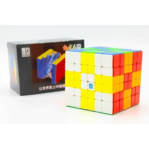 Кубик Рубика магнитный MoYu MeiLong 6x6 V2 Magnetic, color кубик рубика магнитный moyu meilong 6x6 v2 magnetic color