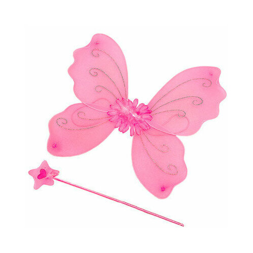 Набор крылья Бабочки розовые набор крылья бабочки радужные