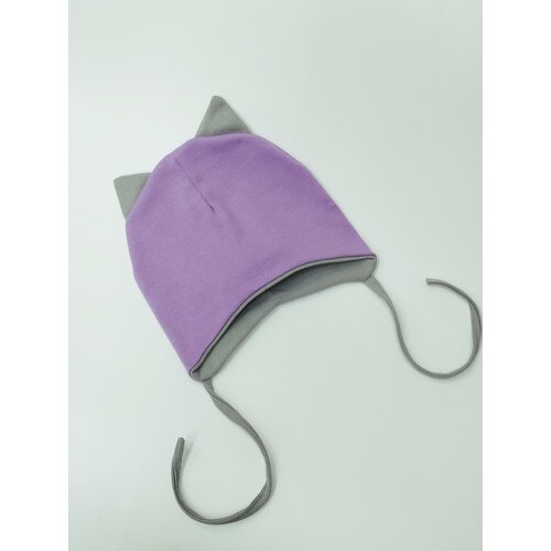 фото Шапка мой ангелок, размер 46-48, фиолетовый