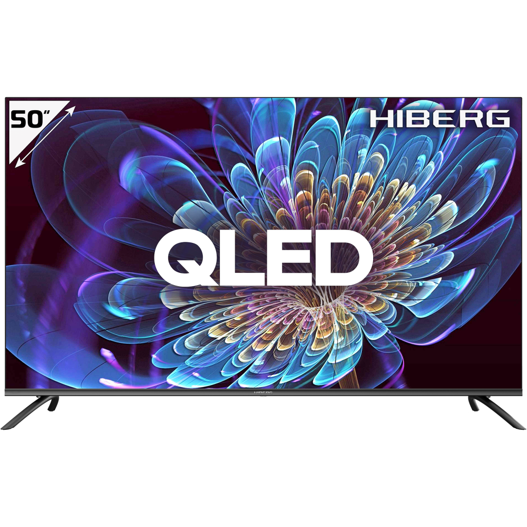 Телевизор QLED Hiberg QLED 50Y Smart TV 4K