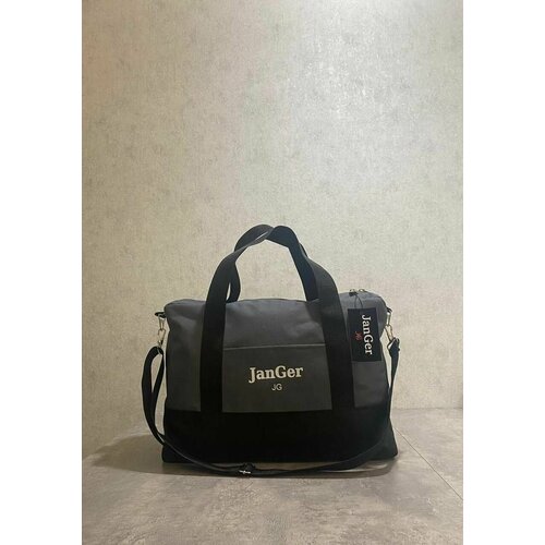 фото Сумка спортивная , 40х28, серый нет бренда