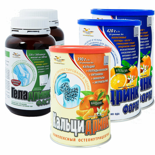 фото Комплекс хондропротекторов геладринк курс остеохондроз, межпозвонковая грыжа (с болевым синдромом) 90 дней, mix