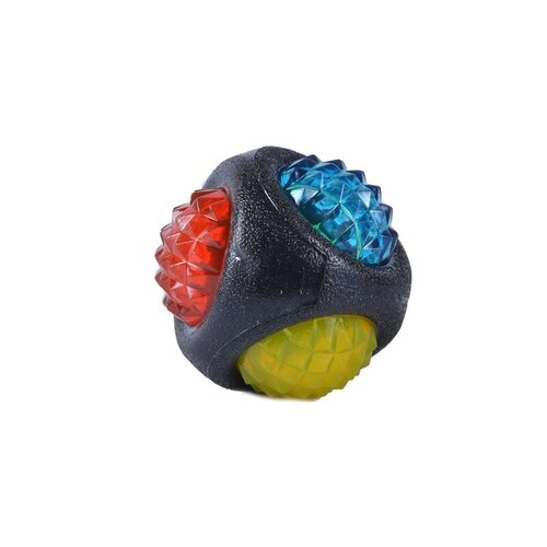 Игрушка nunbell для собак Мяч-Светофор повышенной прочности d7,5см 31019-0189